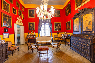 Sitting Room in Casa Rocca Piccola, Valletta, Malta, Southern Europe