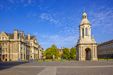 The Campanile, Parliament Square, Trinity College, Dublin, Republic of Ireland, Europe