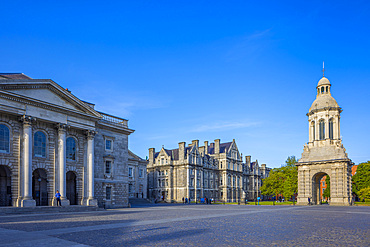 The Campanile, Parliament Square, Trinity College, Dublin, Republic of Ireland, Europe