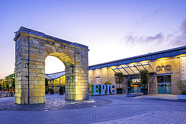 EPIC The Irish Emigration Museum at Dawn, Dublin, Republic of Ireland, Europe