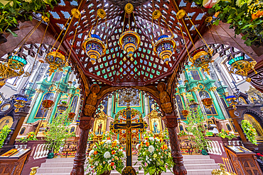 The Interior of the Orthodox Church of the Holy Spirit, Vilnius, Lithuania, Northern Europe