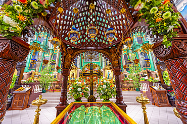 The Interior of the Orthodox Church of the Holy Spirit, Vilnius, Lithuania, Northern Europe