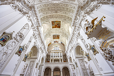 Interior of the Church of St. Peter and St. Paul, Vilnius, Lithuania, Northern Europe