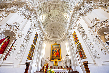 Interior of the Church of St. Peter and St. Paul, Vilnius, Lithuania, Northern Europe