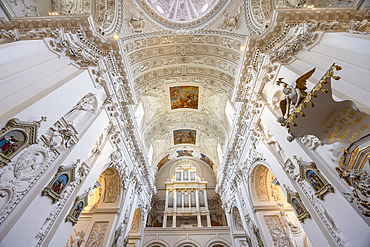 Interior of the Church of St. Peter and St. Paul, Vilnius, Lithuania, Northern Europe