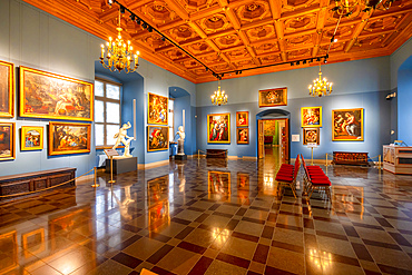 Second Renaissance Antechamber, Palace of the Grand Dukes of Lithuania, Vilnius, Lithuania, Northern Europe