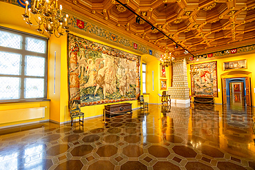 The 3rd Mannerist Antechamber, Palace of the Grand Dukes of Lithuania, Vilnius, Lithuania, Northern Europe