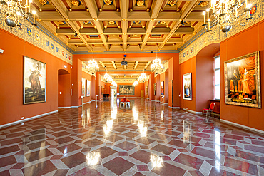 Renaissance Great Hall, Palace of the Grand Dukes of Lithuania, Vilnius, Lithuania, Northern Europe