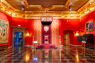 Throne Room, Palace of the Grand Dukes of Lithuania, Vilnius, Lithuania, Northern Europe