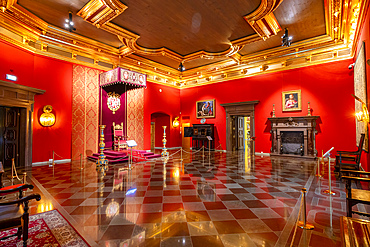 Throne Room, Palace of the Grand Dukes of Lithuania, Vilnius, Lithuania, Northern Europe