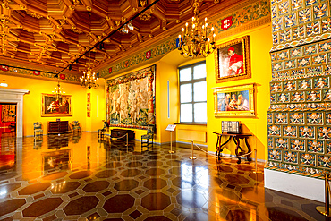 The 3rd Mannerist Antechamber, Palace of the Grand Dukes of Lithuania, Vilnius, Lithuania, Northern Europe