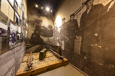 Interior of the Museum of Occupations and Freedom Fights, Vilnius, Lithuania, Northern Europe