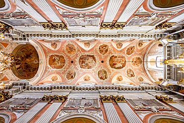 Interior of the Church of the Holy Spirit, Vilnius, Lithuania, Northern Europe