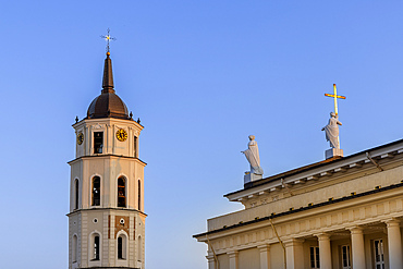 The Cathedral Basilica of St Stanislaus and St Ladislaus of Vilnius, Vilnius, Lithuania, Northern Europe