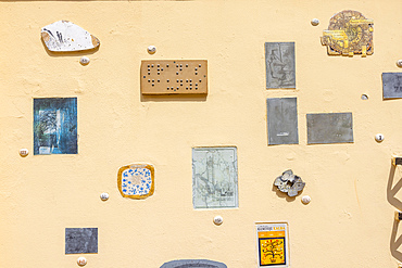 Artistic Creations from Local and Overseas Artist on Literatue Street, Vilnius, Lithuania, Northern Europe