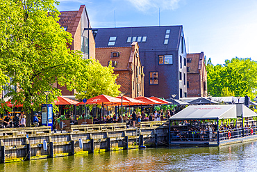 Restaurants in The Old Port Area of Klaipeda, Klaipeda, Lithuania, Northern Europe