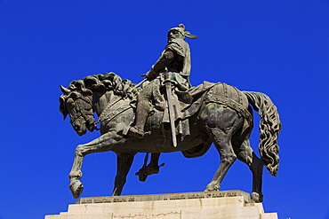 Statue of King Jaume I, Valencia, Spain, Europe