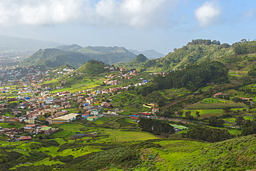 Teide National Park and Anaga rural park viewed from the Mirador Bailadero, Tenerife, Canary Islands, Spain, Europe