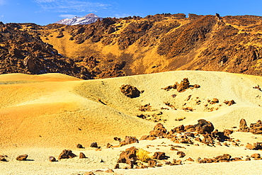 Pumice stone field, Teide National Park, UNESCO World Heritage Site, Tenerife, Canary Islands, Spain, Europe