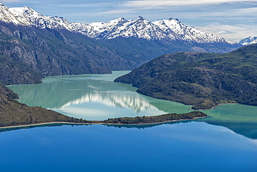 Laguna San Rafael National Park, aerial view, Aysen Region, Patagonia, Chile, South America