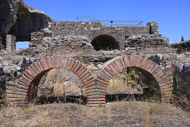 Bath, Sao Cucufate Roman ruins, Vila de Frades, Vidigueira, Alentejo, Portugal, Europe