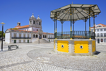 Our Lady of Nazare Church, Largo Nossa Senhora da Nazare, Sitio village, Nazare, Leiria district, Portugal, Europe