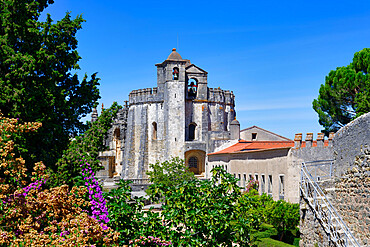 Castle and Convent of the Order of Christ (Convento do Cristo), UNESCO World Heritage Site, Tomar, Santarem district, Portugal, Europe