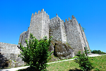 Historic Castle, Guimaraes, UNESCO World Heritage Site, Minho, Portugal, Europe