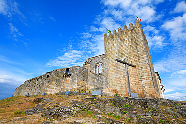 Belmonte Castle, Historic village around the Serra da Estrela, Castelo Branco district, Beira, Portugal, Europe