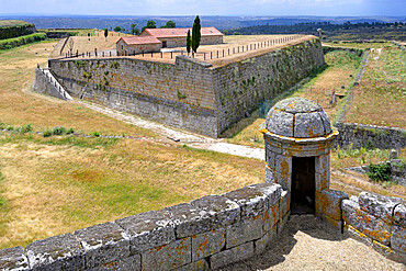 Santa Barbara ramparts, Almeida, Historic village around the Serra da Estrela, Castelo Branco district, Beira, Portugal, Europe