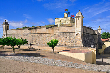 The 17th century Saint Lucy (Saint Luzia) Fort, UNESCO World Heritage Site, Elvas, Alentejo, Portugal, Europe