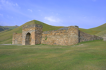 The 15th century caravanserai of Tash Rabat, Naryn Region, Kyrgyzstan, Central Asia, Asia