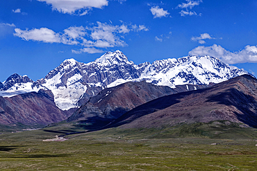 Pik Dankova, Tian Shan mountains at the Chinese border, Naryn province, Kyrgyzstan, Central Asia, Asia