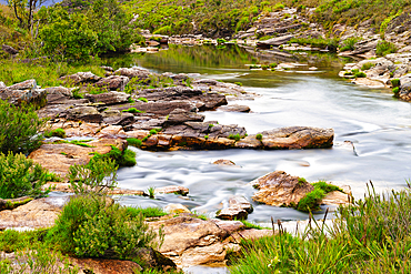 Small stream, Serra da Canastra, Minas Gerais, Brazil, South America