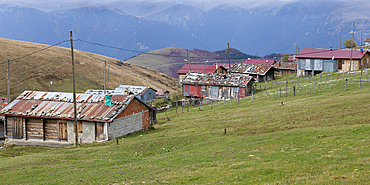 Mountain village on the Karester Yalas plateau, Trabzon, Turkey, Asia Minor, Asia