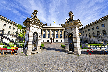 Humboldt University main building, or Prince Henry's Palace, Under den Linden, Berlin Mitte, Berlin, Germany, Europe