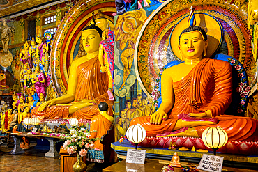 Gangaramaya Buddhist Temple, Interior, Colombo, Sri Lanka