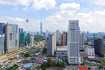 Kuala Lumpur city skyline, Malaysia, Asia