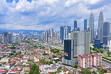 Kuala Lumpur city skyline, Malaysia, Asia