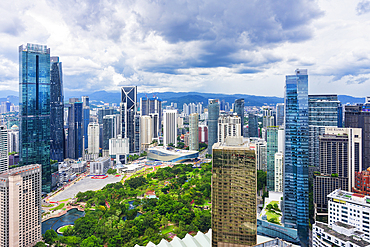 Kuala Lumpur city skyline, Malaysia, Asia