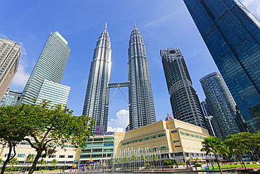 Petronas twin towers, Kuala Lumpur, Malaysia, Asia