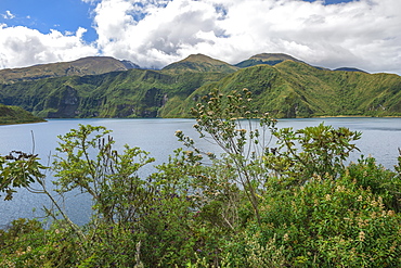 Cuicocha crater lake, Imbabura Province, Ecuador, South America