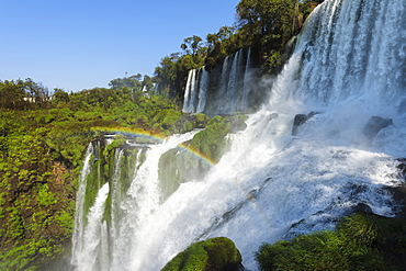 Iguazu Falls from Argentinian side, UNESCO World Heritage Site, on border of Argentina and Brazil, Argentina, South America