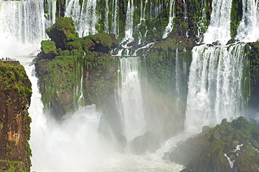 Iguazu Falls from Argentinian side, UNESCO World Heritage Site, on border of Argentina and Brazil, Argentina, South America