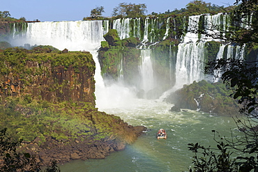 Iguazu Falls from Argentinian side, UNESCO World Heritage Site, on border of Argentina and Brazil, Argentina, South America