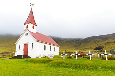 Reynis Church, near Vik, Iceland, Polar Regions