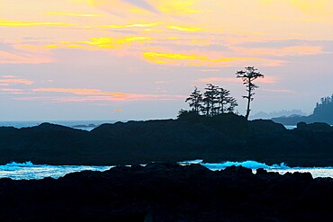 Sunset, Ucluelet, Vancouver Island, British Columbia, Canada, North America