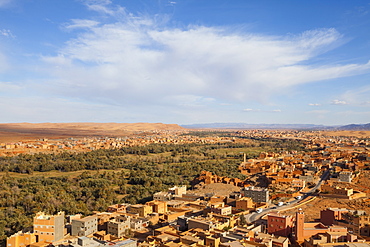 Tinerhir kasbahs and palmery, Tinghir, Todra Valley, Morocco, North Africa, Africa