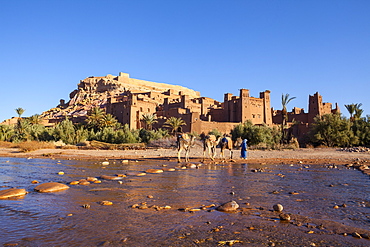 Ait Benhaddou, UNESCO World Heritage Site, Atlas Mountains, Morocco, North Africa, Africa