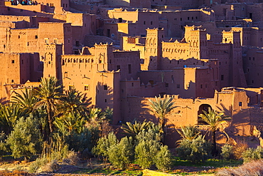 Ait Benhaddou, UNESCO World Heritage Site, Atlas Mountains, Morocco, North Africa, Africa